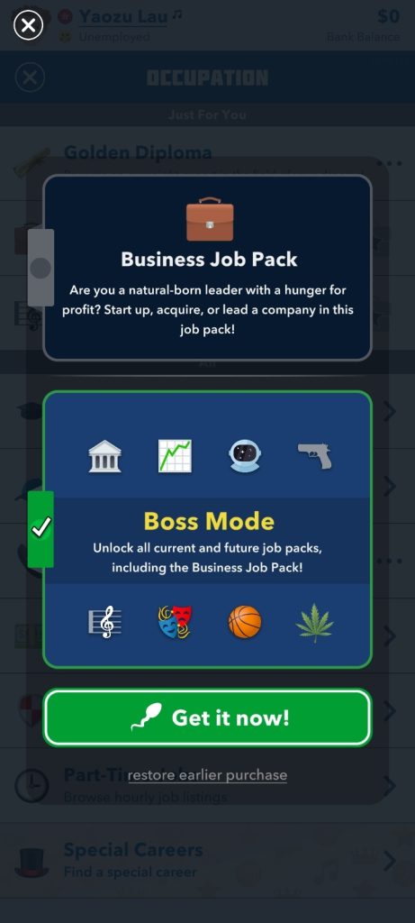 available-jobs-in-bitlife-boss-mode