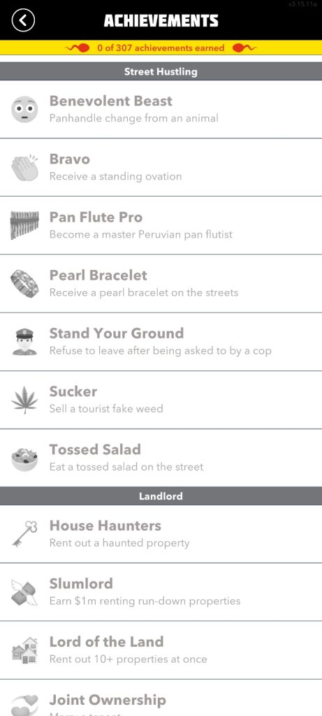 bitlife- achievements-street-hustling