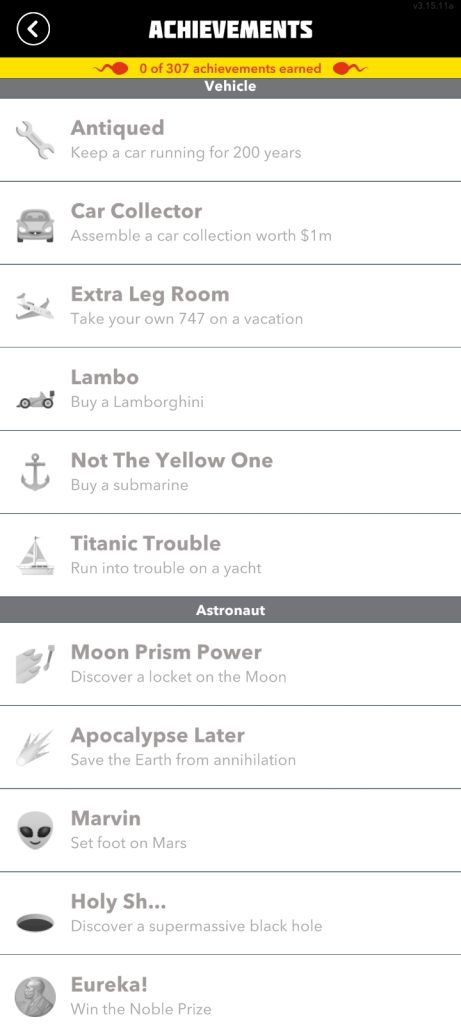 bitlife- achievements-vehicle
