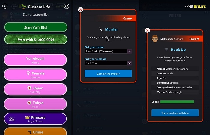 how-to-complete-the-yandere-challenge-in-bitlife