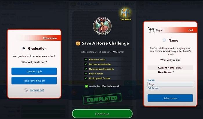 how-to-complete-the-save-horse-challenge-in-bitlife